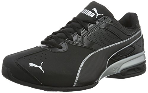 Puma Herren Tazon 6 FM Laufschuhe Schwarz Black Silver), 47 EU
