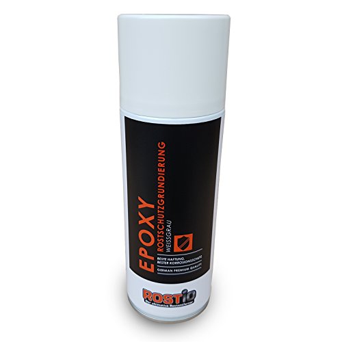 Rostio Epoxy Grundierung 1 K | EP Rostschutzgrundierung Spray | Korrosionsschutz | Grundierfüller Primer Rostschutz | Schnelltrocknend