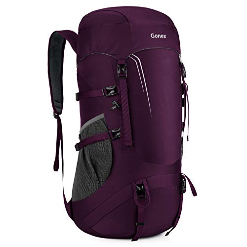 45L Trekkingrucksack faltbar, 600g Leichtgewicht 4 Farbauswahl verschleißfest wasserabweisend für Outdoor Wandern Reisen - GX068D