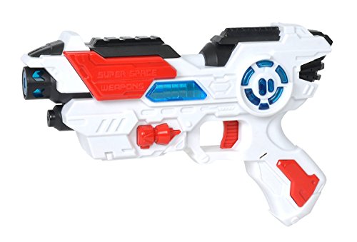 Simba 108042205 - Planet Fighter Space Shooter Laserpistole, 23 cm