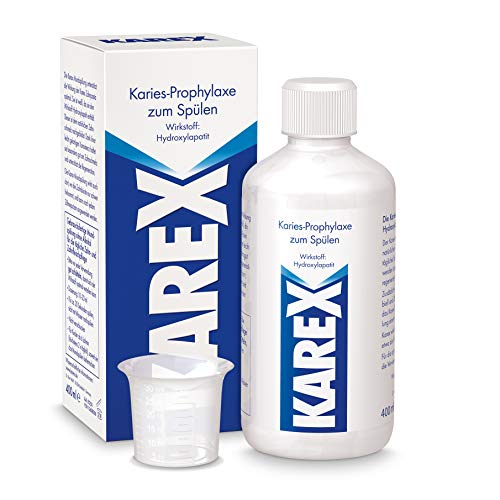 KAREX Mundspülung, 1 x 400ml - Moderner Karies-Schutz ohne Fluorid, auch bei Speichelmangel