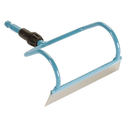 GARDENA combisystem-Bügelzughacke: Gartenhacke zum ziehenden Jäten und Lockern unter großer Belastung, 16 cm Arbeitsbreite, rostfreies Edelstahlblatt, passend zu Combisystem-Stielen (3193-20)