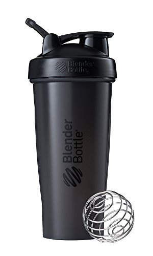 BlenderBottle Classic Loop Shaker | Eiweiß Shaker | Diät Shaker | Protein Shaker mit Blenderball 820ml  - Black