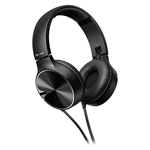 Pioneer SE-MJ722T-K bassstarker Stylischer on-Ear-Kopfhörer optimiert für Android/Apple Smartphone schwarz