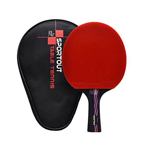 Easy-Room ITTF-zugelassener Tischtennisschläger, Professioneller Tischtennis-schläger, 9-lagiges Holz und 8-lagiger Carbon