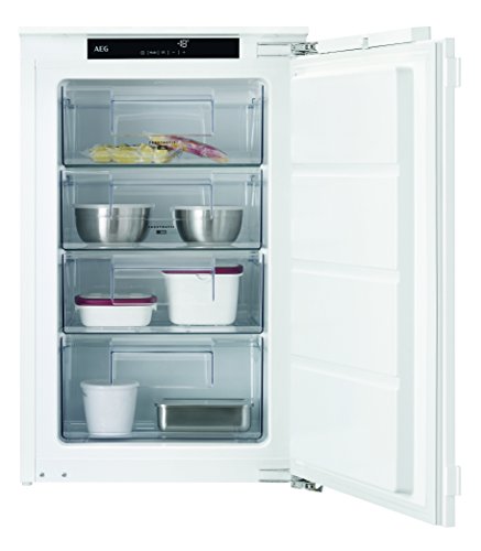 AEG ABE88821LF Einbau-Gefrierschrank / sparsamer Tiefkühlschrank mit LowFrost und Frostmatik-Technik / A++ (157 kWh/Jahr) / 98 Liter Gefrierfach mit Glasablagen / Einbau-Höhe: 88 cm / weiß