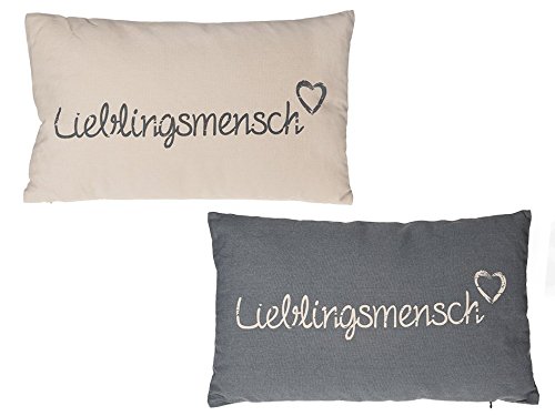 Kamaca LIEBLINGSMENSCH Kissen Größe 30 cm x 50 cm