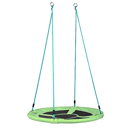 femor Nestschaukel 110 cm Belastbarkeit bis 120 kg Gartenschaukel Kinderschaukel, grün - Garten-Schaukel Outdoor Mehrkindschaukel