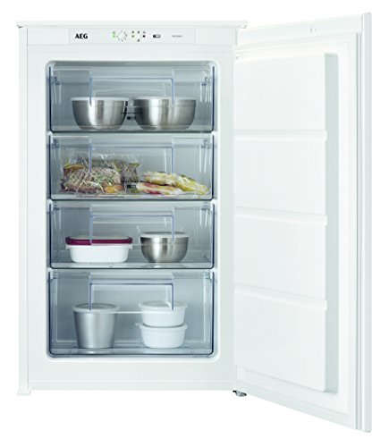 AEG ABB68821LS Einbau-Gefrierschrank / sparsamer Tiefkühlschrank mit LowFrost und Frostmatik-Technik / 98 Liter Gefrierfach mit Glasablagen / A++ (157 kWh/Jahr) / Einbau-Höhe: 88 cm / weiß