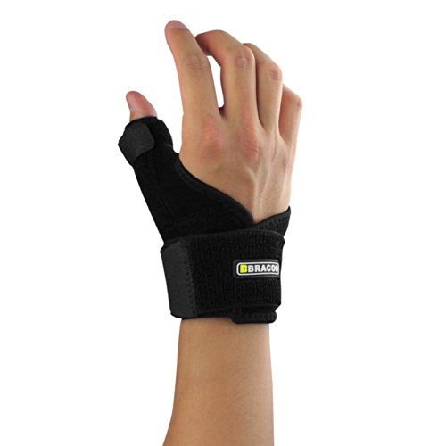 BRACOO reversible Daumenbandage – Daumenorthese – Daumenschiene – Daumenschutz | Passt rechts und links | Entlastung bei Karpaltunnel-Syndrom, Verstauchungen, Sehnenscheidenentzündung