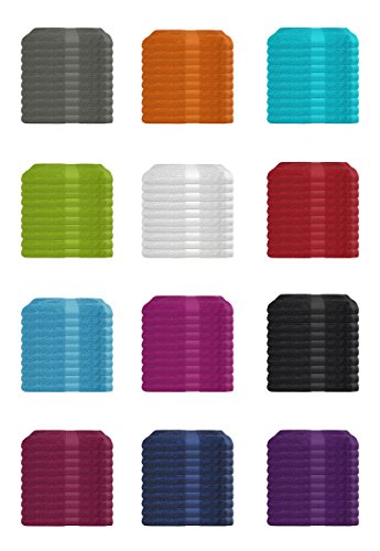 SUPERTOLL 10er Pack Gästetücher, 30x50 cm zum Sonderpreis 100% Baumwolle in vielen Farben - 10er Pack Gästetuch, Gästetücher, 30x50 cm, Farbe Anthrazit