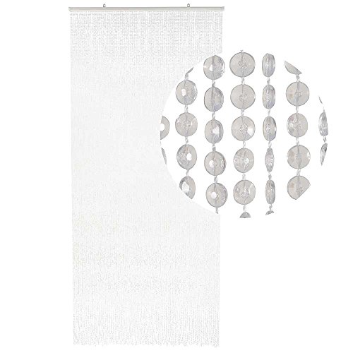 HAB & GUT (DV0241) Türvorhang Form: MINI-DIAMANTEN, Farbe: KLAR, Material: Kunststoff, Größe: 90 x 200 cm
