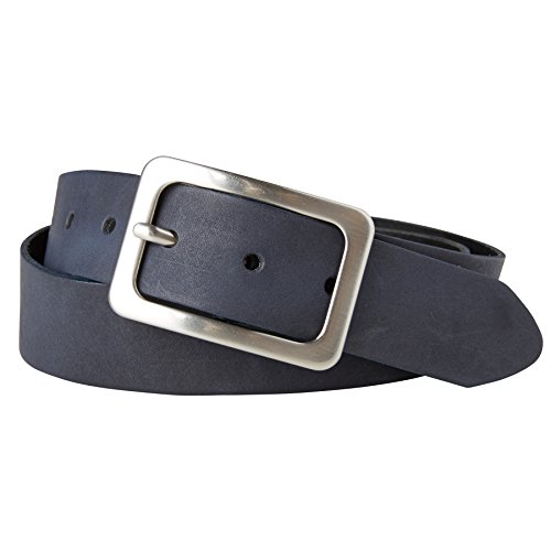 TOM TAILOR Frauen Belts klassischer Leder-Gürtel Gr:-95 EU, Farbe:-Marine / Navy