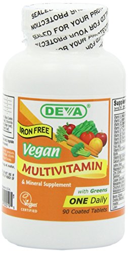 Deva Multivitamine und Mineralien Nahrungsergänzungsmittel vegan 90 Tabletten