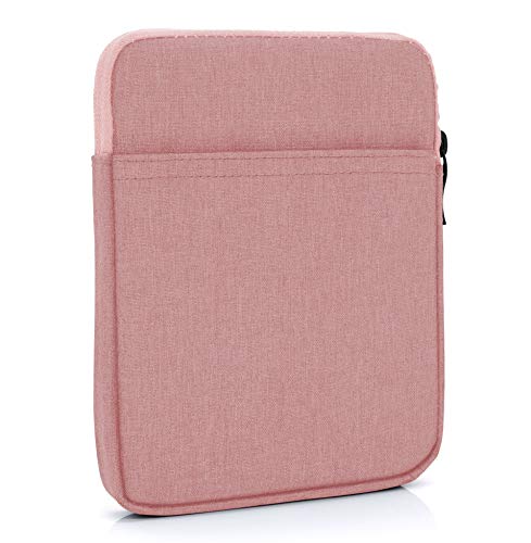 MyGadget 10 Zoll Nylon Sleeve Hülle - Schutzhülle Tasche 10' für Tablet & Mini Laptop z.B. Apple iPad 9.7' (Air, Pro) Mini, Samsung Galaxy Tab S3 - Rosa