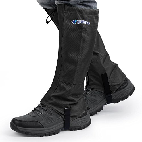 OUTAD Outdoor Gamaschen, Outdoor gamaschen wasserdichte Gamaschen Gaiter für Outdoor-Hosen zum Wandern, Klettern und Schneewandern Wandernde Gehende Kletternde Jagd-Schnee Legging Gamaschen (1 Paar)