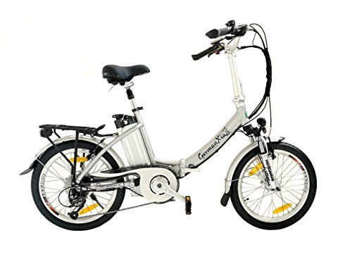 GermanXia Elektro-Faltrad Mobilemaster TOURING CH-15,6 7G Shimano 20 Zoll, eTurbo 250 Watt HR-Antrieb, mit 562 Wh bis zu 140 km Reichweite nach StVZO