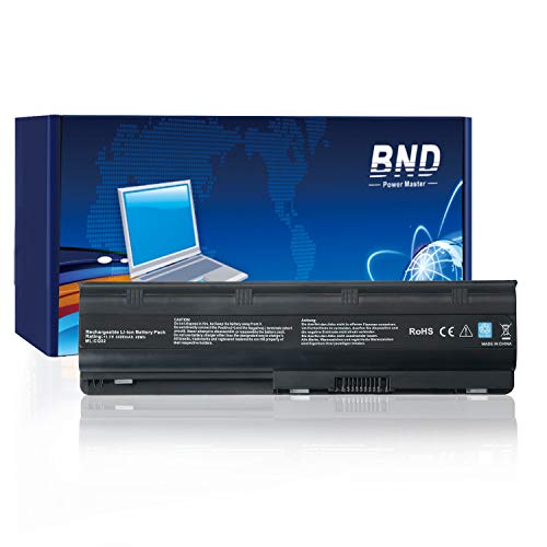 BND Laptop Akku für HP MU06 593553-001 G32 G42 G56 G62 G72 G4 G6 G7, Compaq Presario CQ32 CQ42 CQ43 CQ56 CQ62-12 Monate Garantie [Li-Ion 6-Zellen]