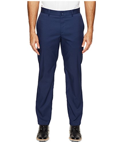 Nike Herren Flat Front Golfhose, Midnight Navy, 36-32
