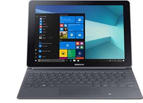 Samsung Galaxy Book W620 26,92 cm (10,6 Zoll) Convertible Tablet PC (Intel Core m3 7Y30, 4GB RAM, 64GB Speicher, Windows 10 Home) silber