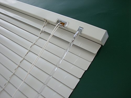 Unbekannt Alu Jalousie Weiß - Breite 40 bis 240 cm - Höhe 130/160 / 220 cm - Tür Fenster Rollo Jalousette Aluminium Fensterjalousie Lamellen Metall
