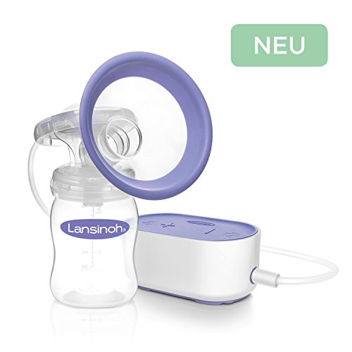Lansinoh 54092 Elektrische Milchpumpe Kompakt inkl. NaturalWave Sauger Gr. S