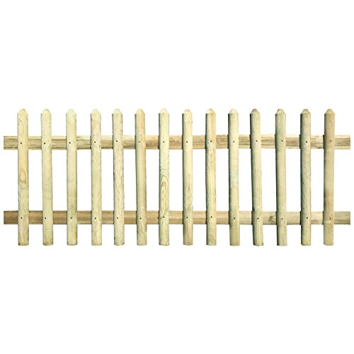 vidaXL Kiefer Imprägniert Lattenzaun 170x100cm Holzzaun Gartenzaun Friesenzaun