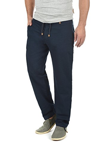 INDICODE Ives Leinenhose , Größe:XL;Farbe:Night Sky (450)