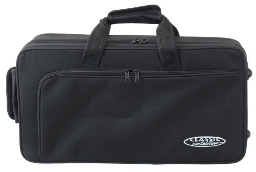 Classic Cantabile Leichtkoffer für Jazztrompete (Trompete Koffer, Lightcase, Softcase für Trompete, reiß- und wasserfestes Außengewebe, hochwertige Thermopolsterung, Außenmaße: 55 x 29 x 20 cm)