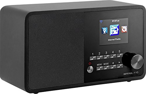 Imperial 22-321-00 i110 Internetradio (TFT Farbdisplay, WLAN, Line-Out, Netzteil) schwarz