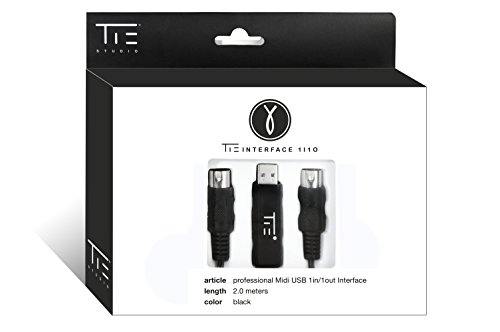 TIE Studio professionelles latenzfreies Midi auf USB Interface inkl. Oktokoppler 2.0 m