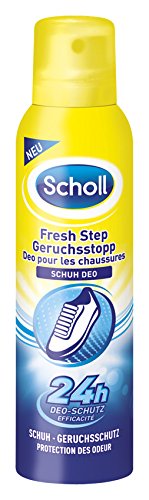 Scholl Fresh Step Geruchsstopp Schuh Deo, Schuhspray, Schuhdeo, frische Schuhe, 3er Pack (3 x 150 ml Spray)
