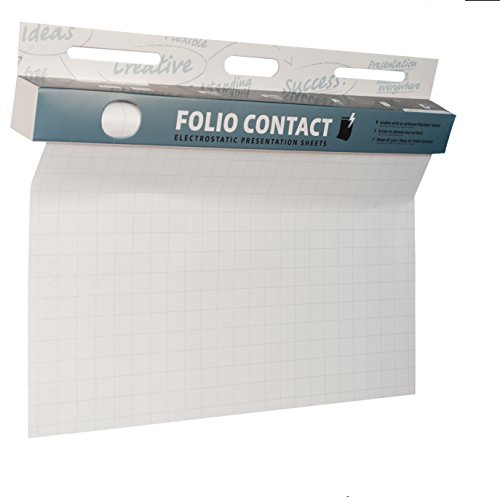 Folio Contact Flipchart: die patentierte elektrostatische Flipchartfolie - haftet ohne Hilfsmittel auf nahezu allen Oberflächen