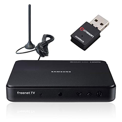 Freenet GX-MB540TL_300Mbit DVB-T2 HD Receiver (TV Connect, WI-Fi Unterstützung) + 300Mbit Wlan + DVB-T2 Antenne mit Magnetfuß Schwarz