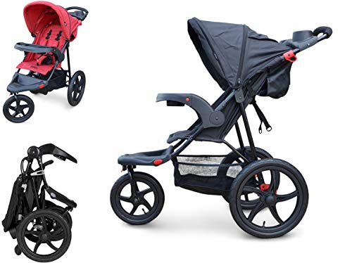 PAPILIOSHOP REBEL Dreirad buggy kinderwagen jogger mountain (Grau)