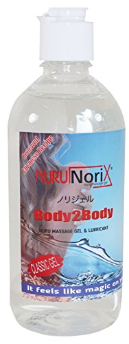 Nuru Gel, Massage Gel, Super glatt, Geruchlos, Geschmacklos, Perfekt für Nass Massagen und erotische Ganzkörpermassage, Deluxe Gleitgel (Medium - 450 ML)