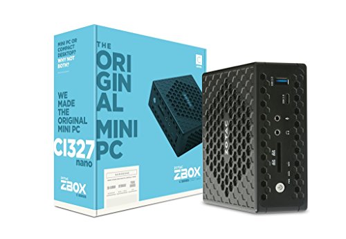 ZOTAC ZBOX CI327 NANO Barebone Intel N3450 quad core 2X DDR3L-1600 SATAIII DUAL GLAN WIFI BT DP HDMI VGA EU+UK PLUG