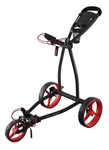 Big Max Golf Trolley Blade IP 3 Rad Flat faltbar Phantom-Red