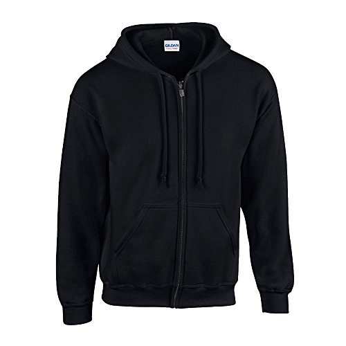 Gildan - Kapuzen-Sweatjacke 'Heavyweight Full Zip' 4XL,Black