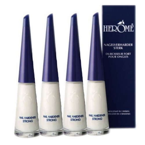 4 x Herome Nagelhärter Stark 10 ml.