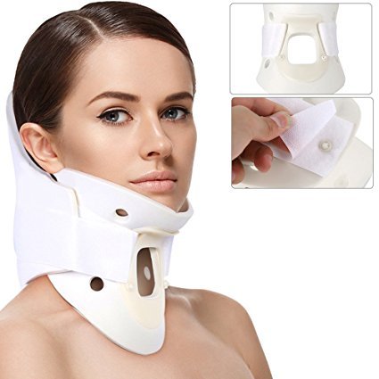 Halskrause/Halsschiene, 3 Größen Breathable Neck Brace Halskrause Hals Unterstützung Schmerzlinderung Neck Orthese Hosenträger(M()