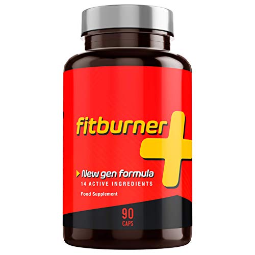 Fitburner+ | Abnehmen - F-Burn - Kraftvolle Formel mit 14 Qualitätszutaten | Für Frauen und Männer | 90 pflanzliche Kapseln