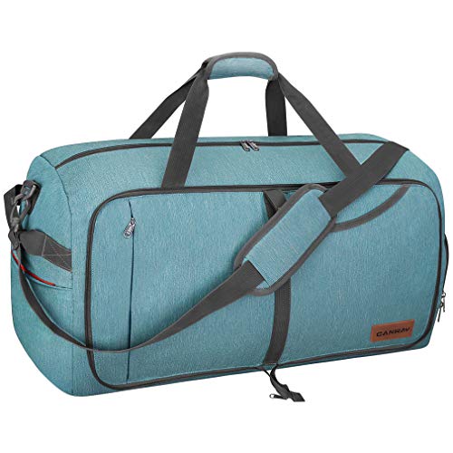CANWAY 65L Große Reisetasche Sporttasche (Grün, 65L)