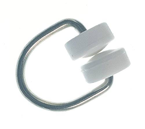 Gardinenröllchen T-Schiene T-Rollen mit Kunststoff Rollen 100 Stück