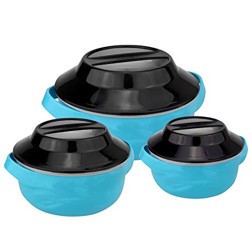 WELLGRO Thermoschüsselset, 1500 ml, 1000 ml und 500 ml, mikrowellengeeignet