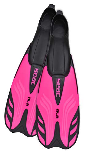 Seac Ala, Flossen mit geschlossenem Fußteil, ideal zum Schnorcheln und Schwimmen, ROSA, 36/37