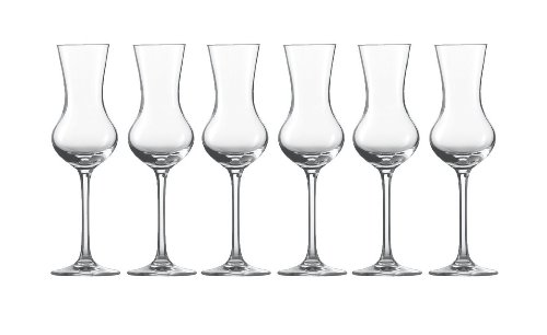 Schott Zwiesel Grappa Glas 155, 6er Set, Bar Special, Digestif, Schnapsglas, Form 8512, 113 ml, 111232