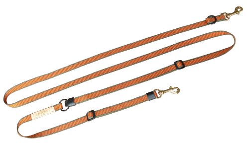 Niggeloh Hundeumhängeleine Deluxe, orange/grün, 20mm, 111100012