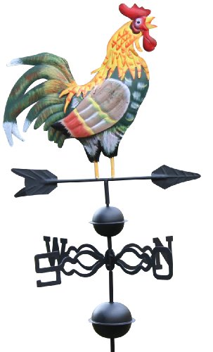 khevga Wetterhahn Metall für den Garten