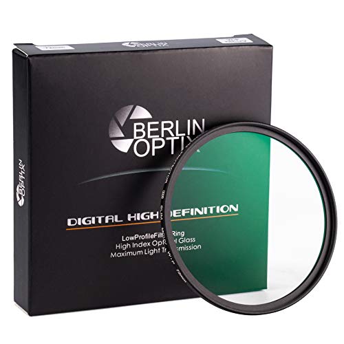 Berlin Optix Premium UV Filter 72mm Schott-Glas 16 Schichten MC super Slim Aluminium ultraviolett Objektiv Schutzfilter